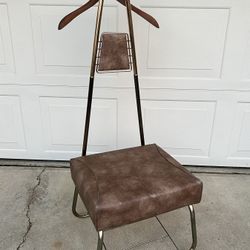 Mid Century Spiegel Valet/Butler/Gentlemans Dressing Wardrobe Chair