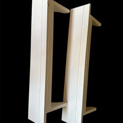 White Wooden Shelf, (2)