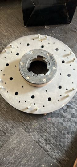 Floor diamond disc for scraping