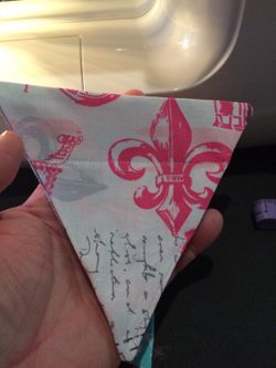 Washable dog bandana, prices vary from $8-$12