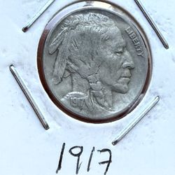 1917 Buffalo Nickel Five Cent