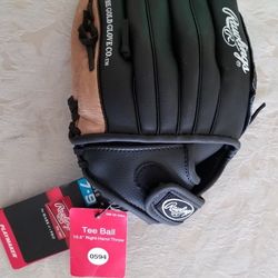 Kids 10.5" Ball Glove with Leather Palm