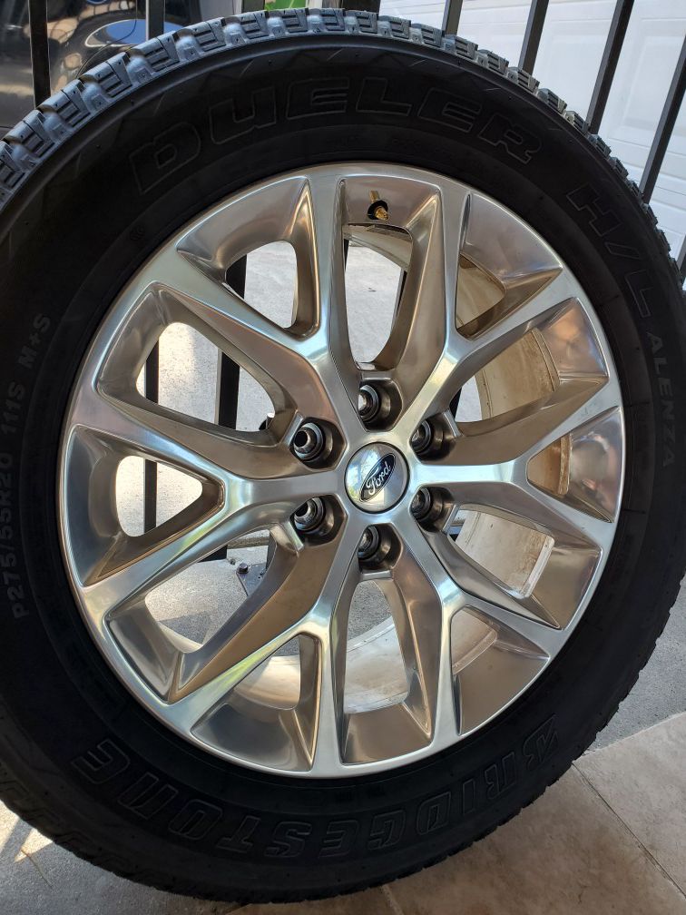 20" Ford F150 Limited rims 20 inch F-150 wheels tires