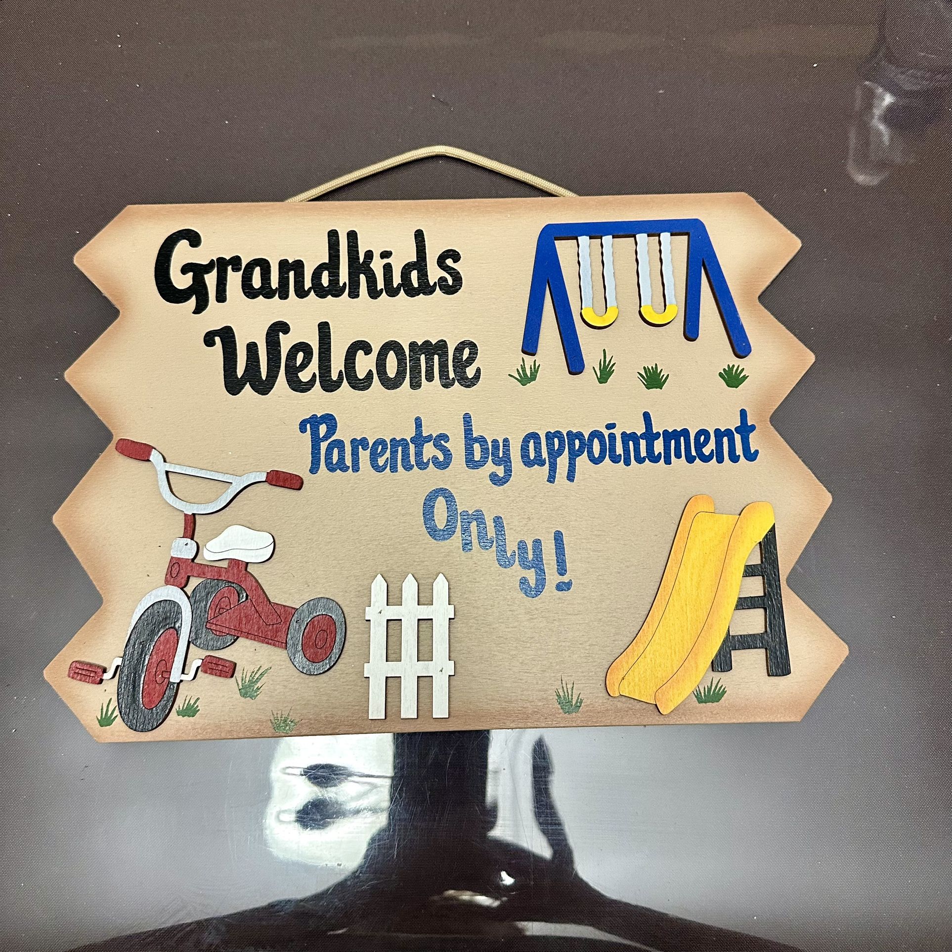 Grandkids Welcome Sign