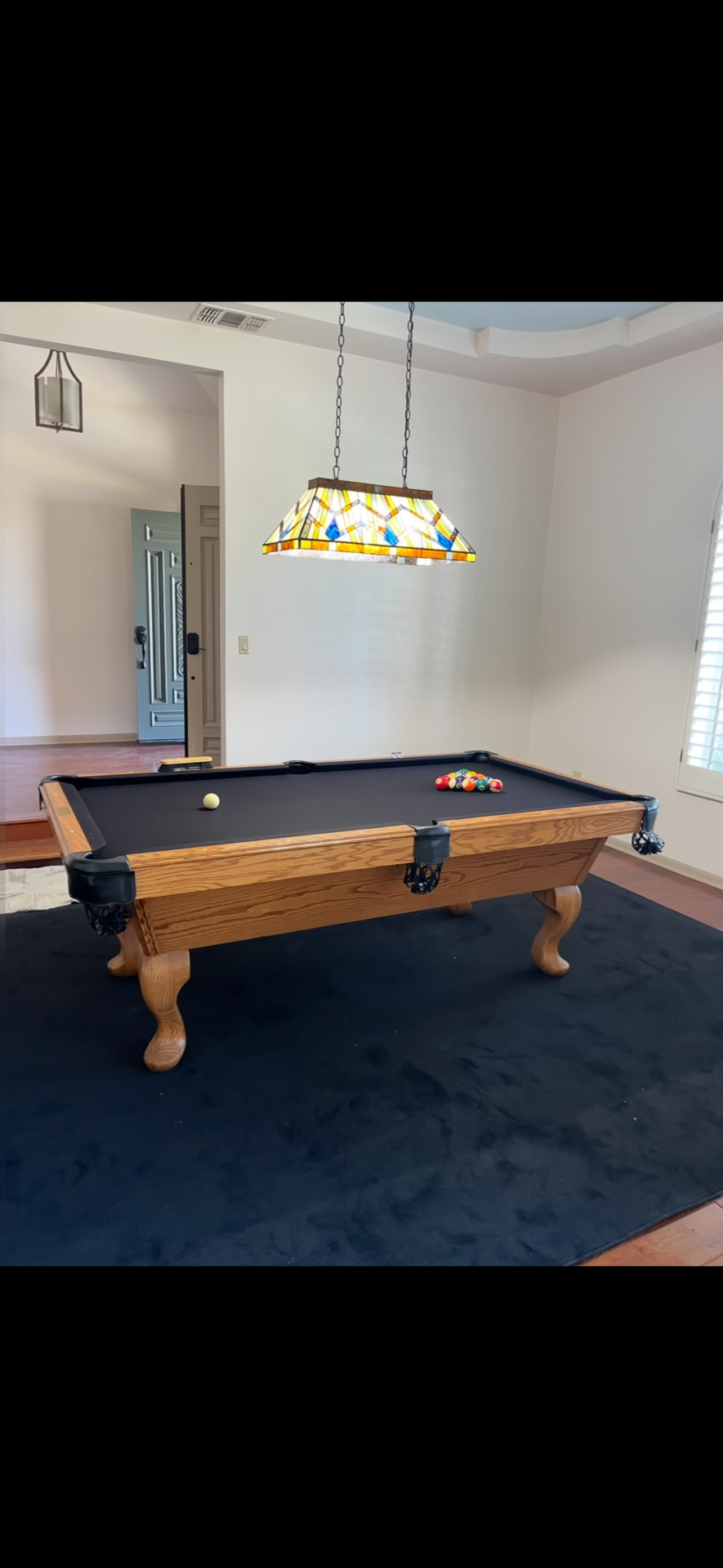 Pool table 8ft (free delivery, setup, and new felt color of your choice)