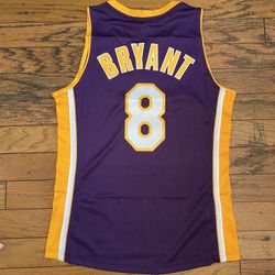 Purple and Gold Lakers Kobe Bryant Mitchell and Ness Jersey 