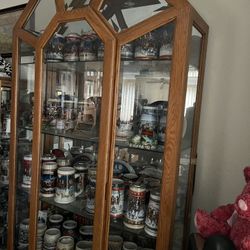 Oak China Hutch