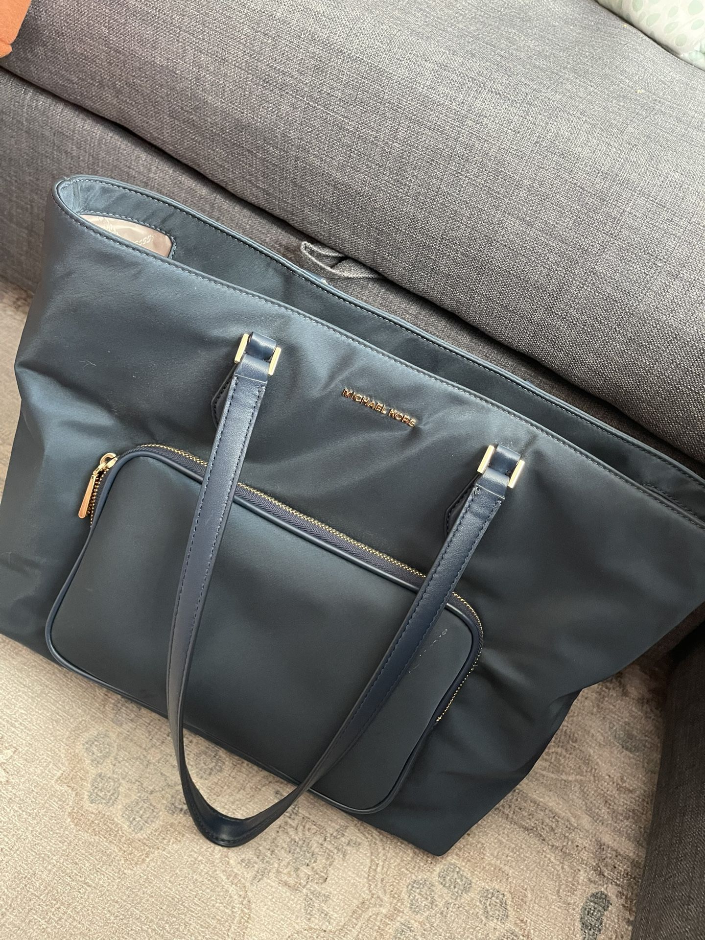 Michael Kors Nylon Navy Tote 