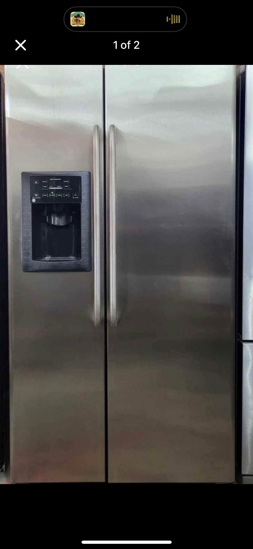 GE Side By Side Refrigerator 