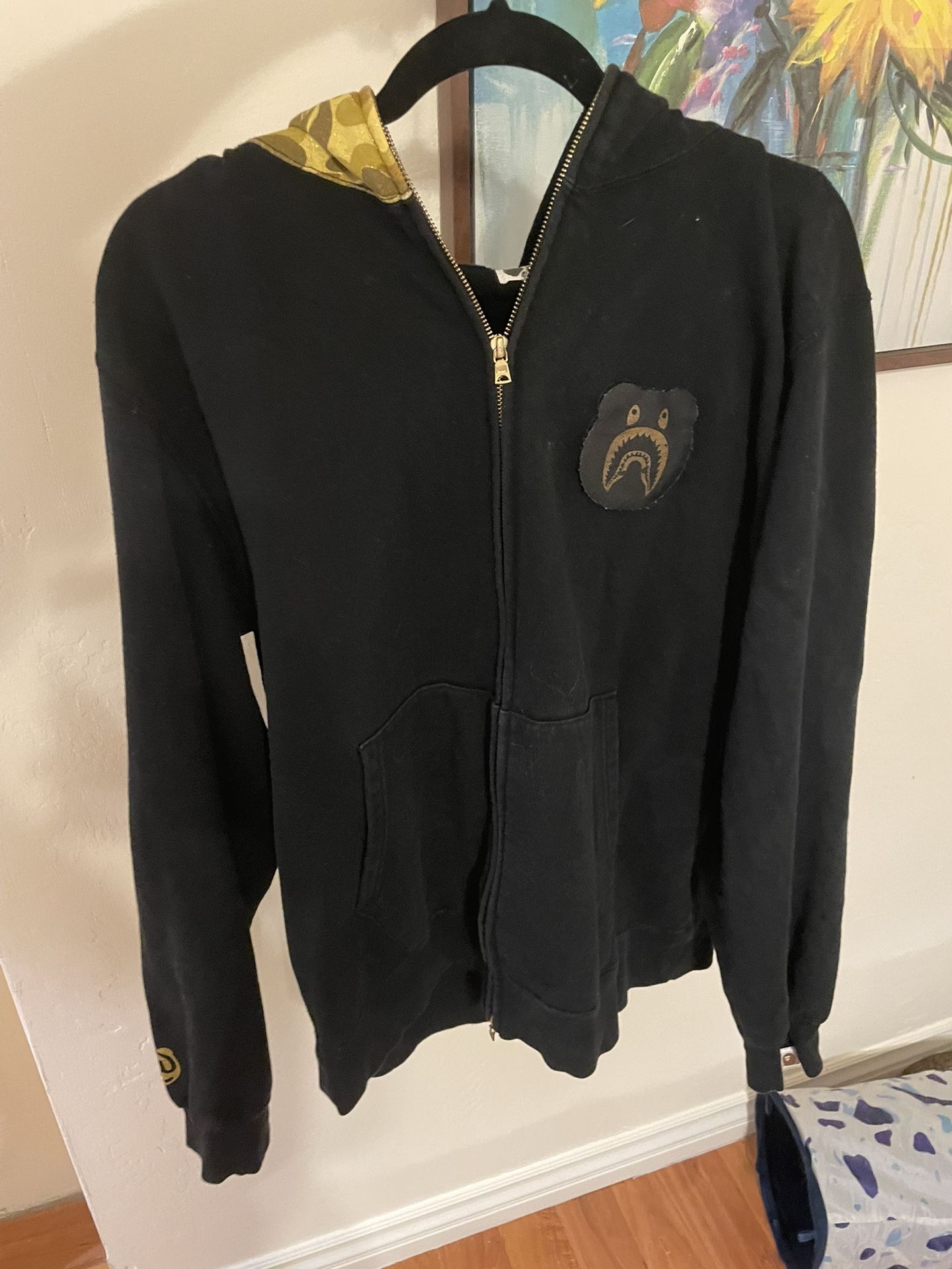 Bape Shark Bearbrick Full Zip-Up Hoodie 