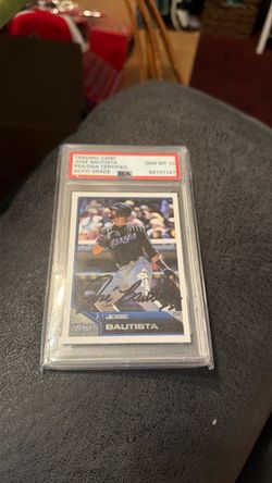 JOSE.  BAUTISTA  sign PSA 10