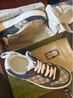 Gucci GG Supreme Sneaker 'Beige Blue'