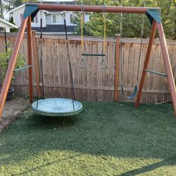 Swing Set Accessories-Super Spinner And Swing Seat 