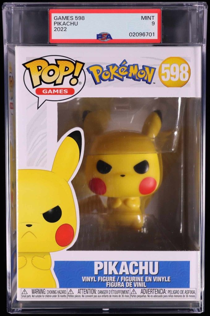 Funko Pop! Vinyl: Pokémon - Pikachu #598 PSA 9