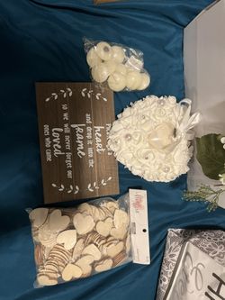 Wedding Hearts & Sign
