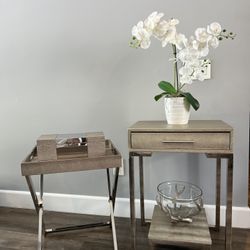 3-Piece Modern Leather Set (Z Gallerie)