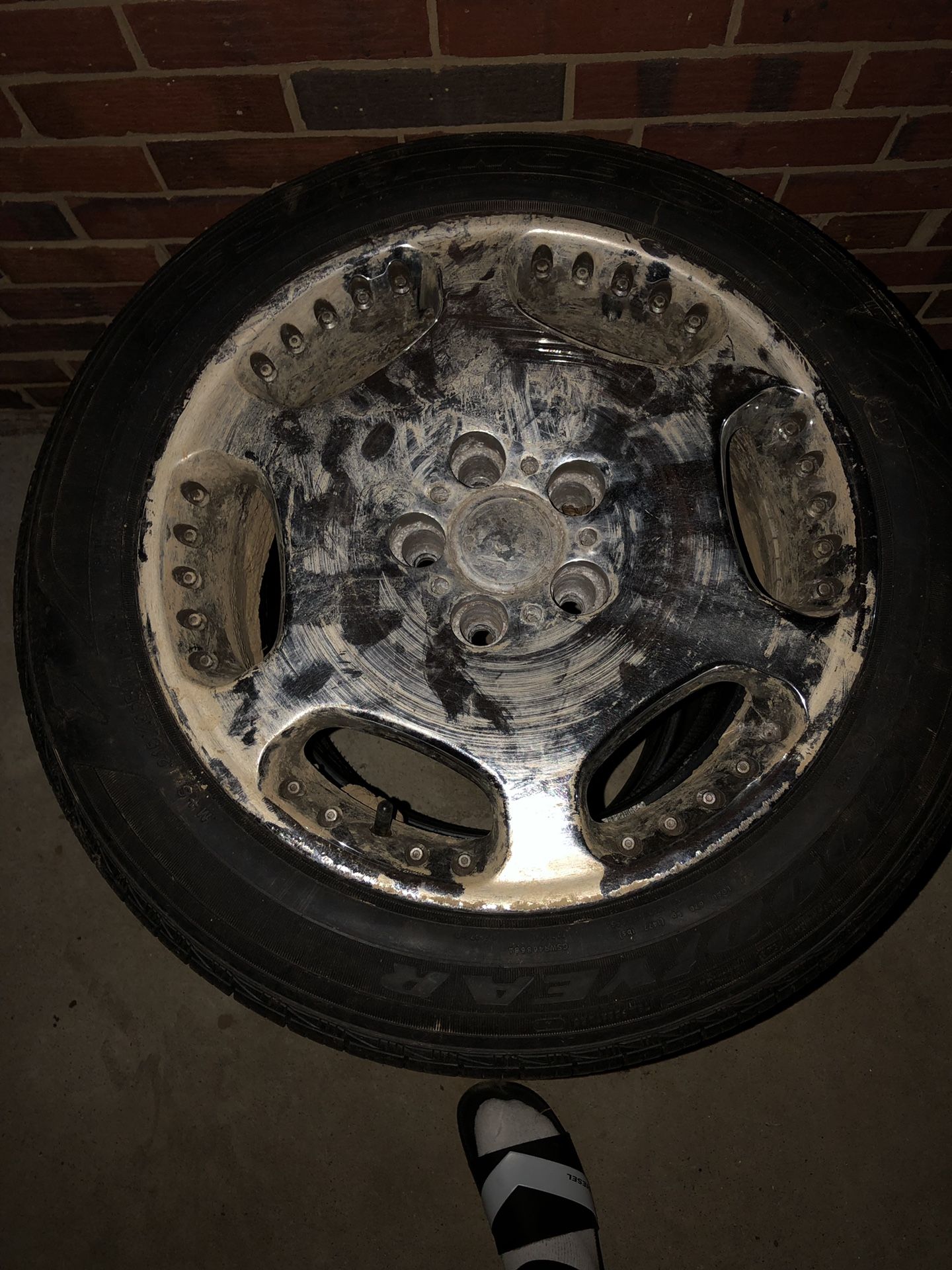 Brand new tires with rims