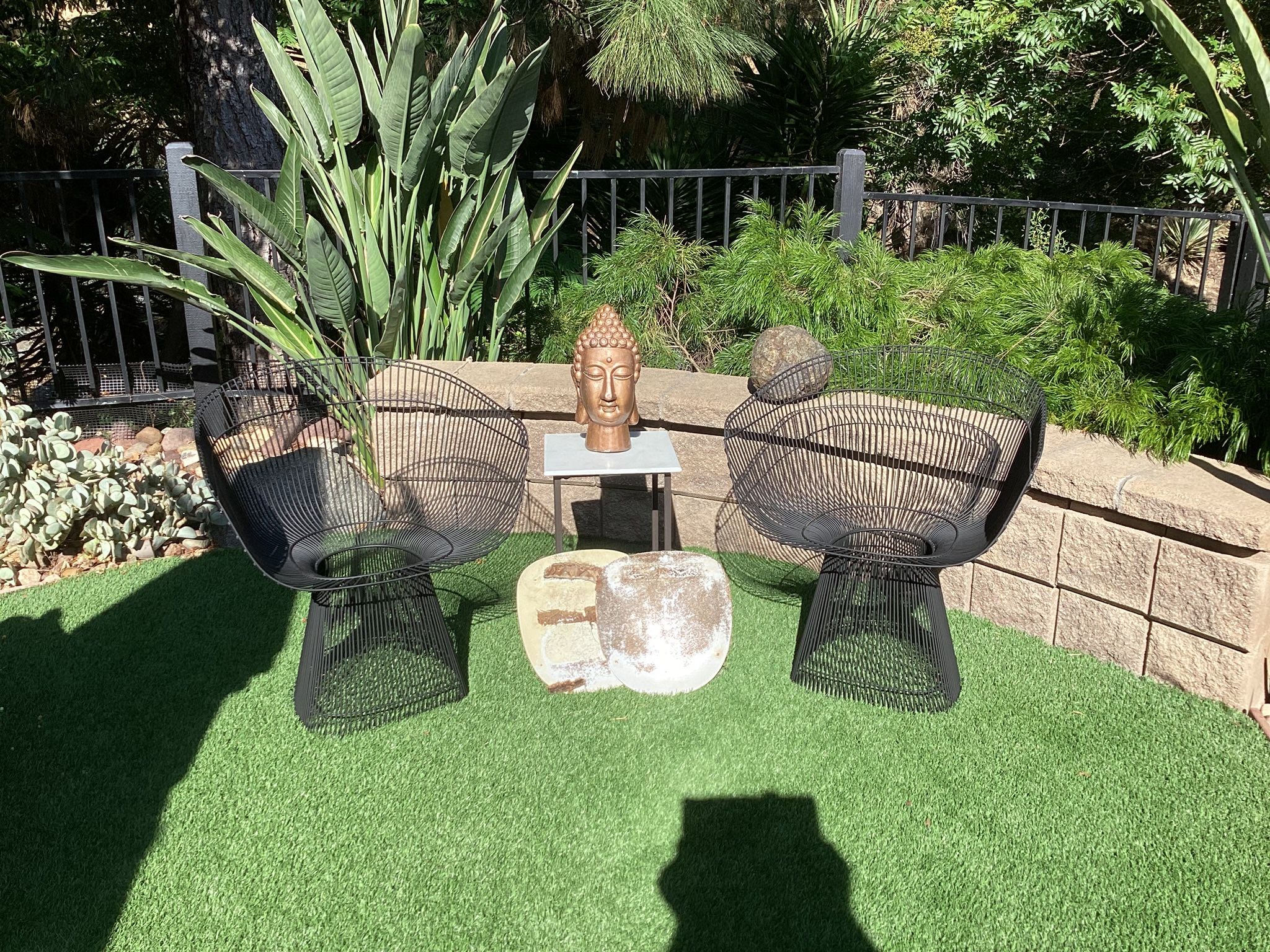 Vintage Mid Century Warren Platner Patio Chairs 