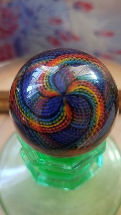 SABLE 2006 MARBLE Perfect 1.5" reverse sock flip rainbow ratticello