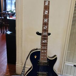 GIBSON LES PAUL SUPREME COPYCAT ELECTRIC GUITAR IN BLUE COLOR. GUITAR IS NOT ORIGINAL. 