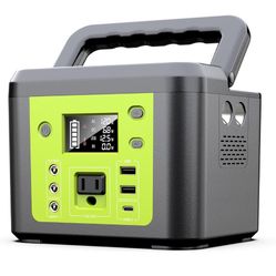 powkey Portable Power Station 200W, 120Wh/110V Portable Laptop Battery Bank, 33000mAh Laptop Charger Power Supply with AC Outlet, for Outdoor Camping 