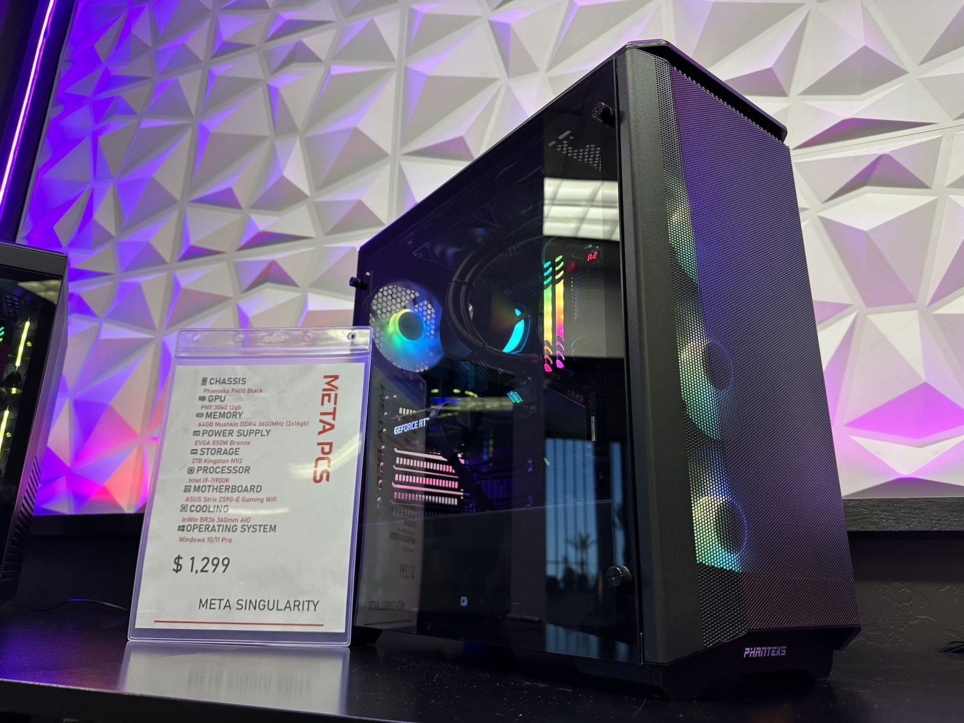 *Financing available!* Gaming computer RTX 3060, Intel i9-11900K, 64GB Memory, 2TB SSD