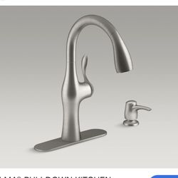 Kohler Alma pull-down kitchen sink faucet