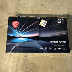 MSI 27” Monitor Optix G272 Full HD LED Gaming Monitor 