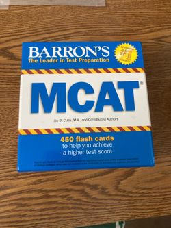 MCAT flash cards