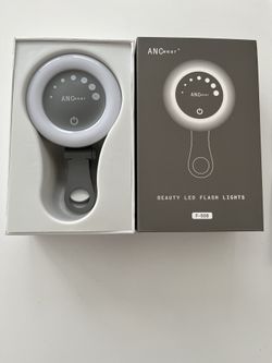 Selfie Ring Light for Phone iPhone Laptop, ANCwear Mini Clip On