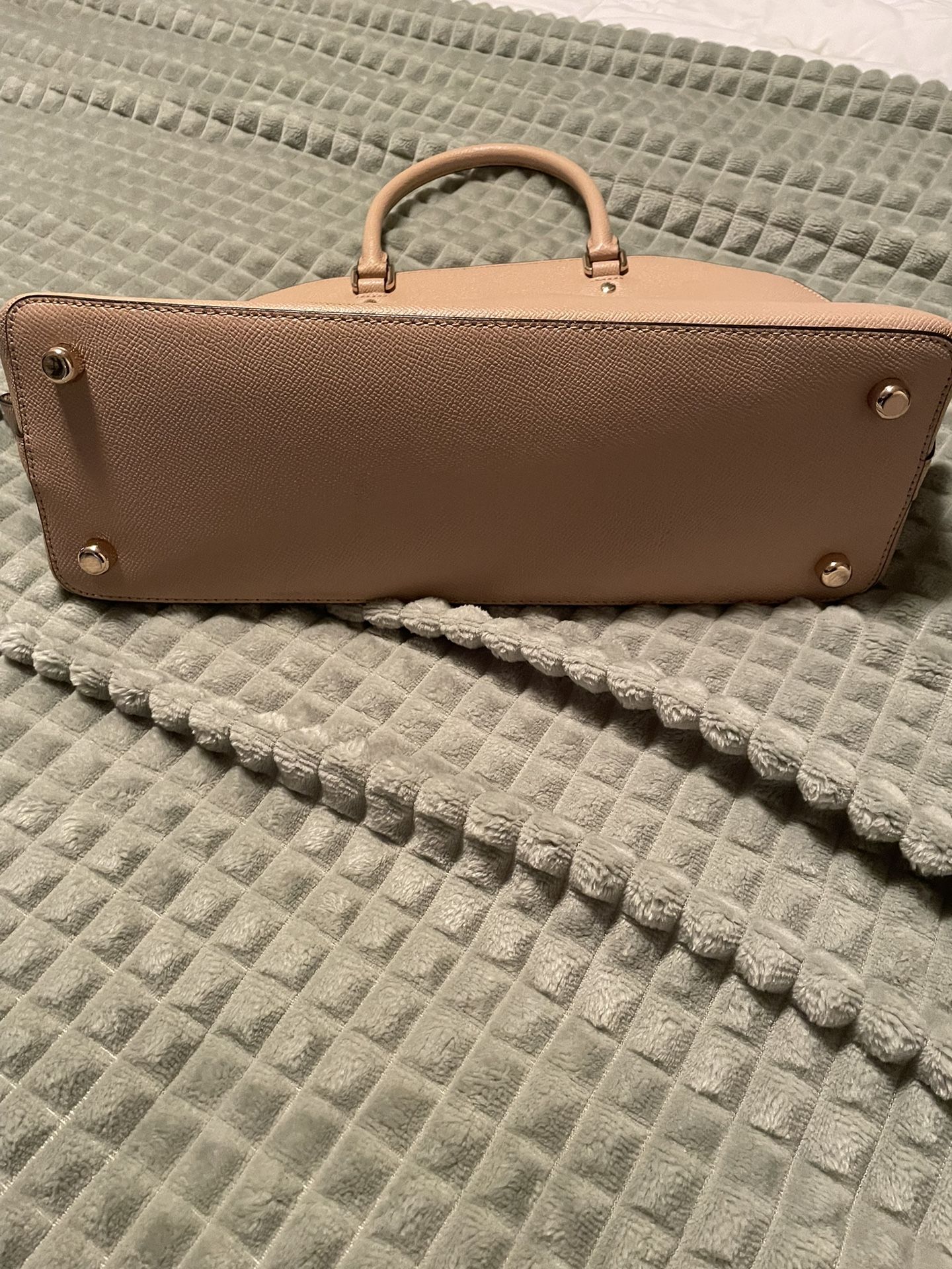 Coach Sierra Satchel In Crossgrain Leather Tan Crossbody Or Shoulder