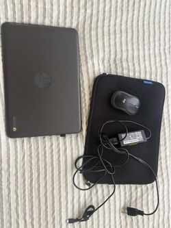 HP Chromebook 11 with Charger + Protective Case 💻✨