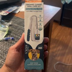 Dog toothbrush, and dental gel