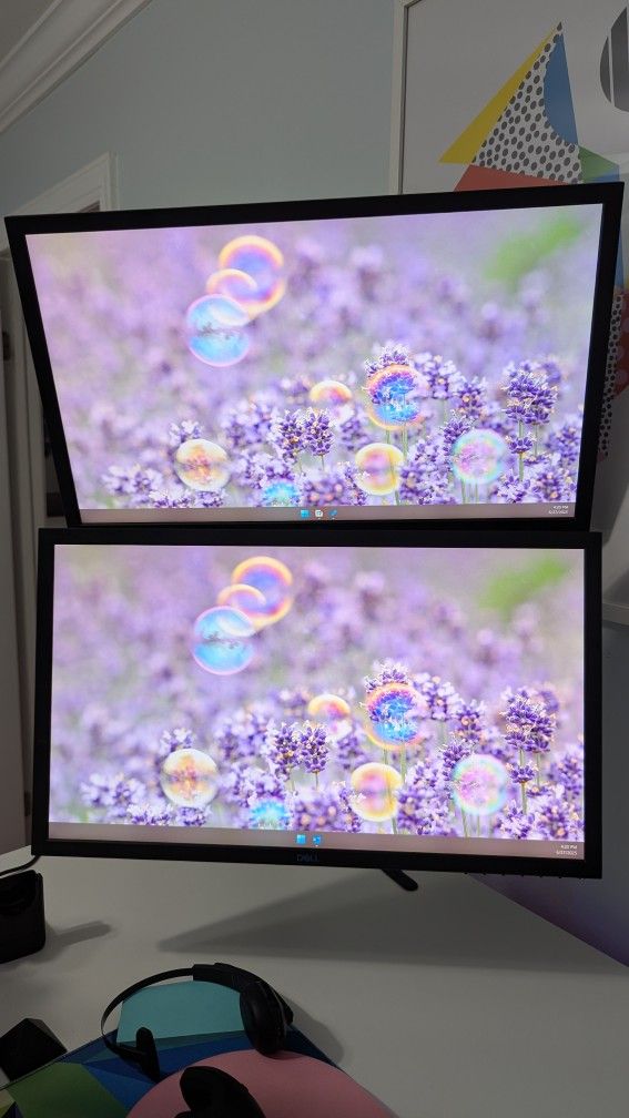 Dell Monitors w/ Arm Mount - 24" 1080p 120hz