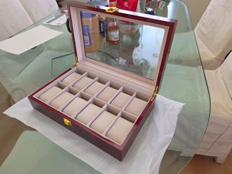 New Watch Box 12 Organizer Storage
