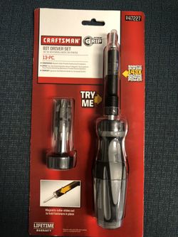 Craftsman 13 Piece Bit Driver Set New