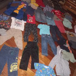 Size 3t Boys Clothes Lot 50 Items