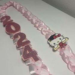 Hello Kitty Crystal 2024 Graduation Lei 