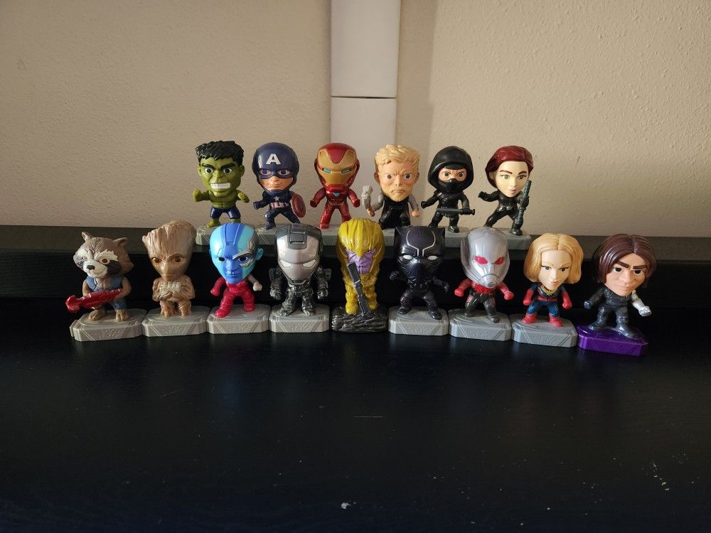 McDonald's Marvel Avengers Endgame Figurines