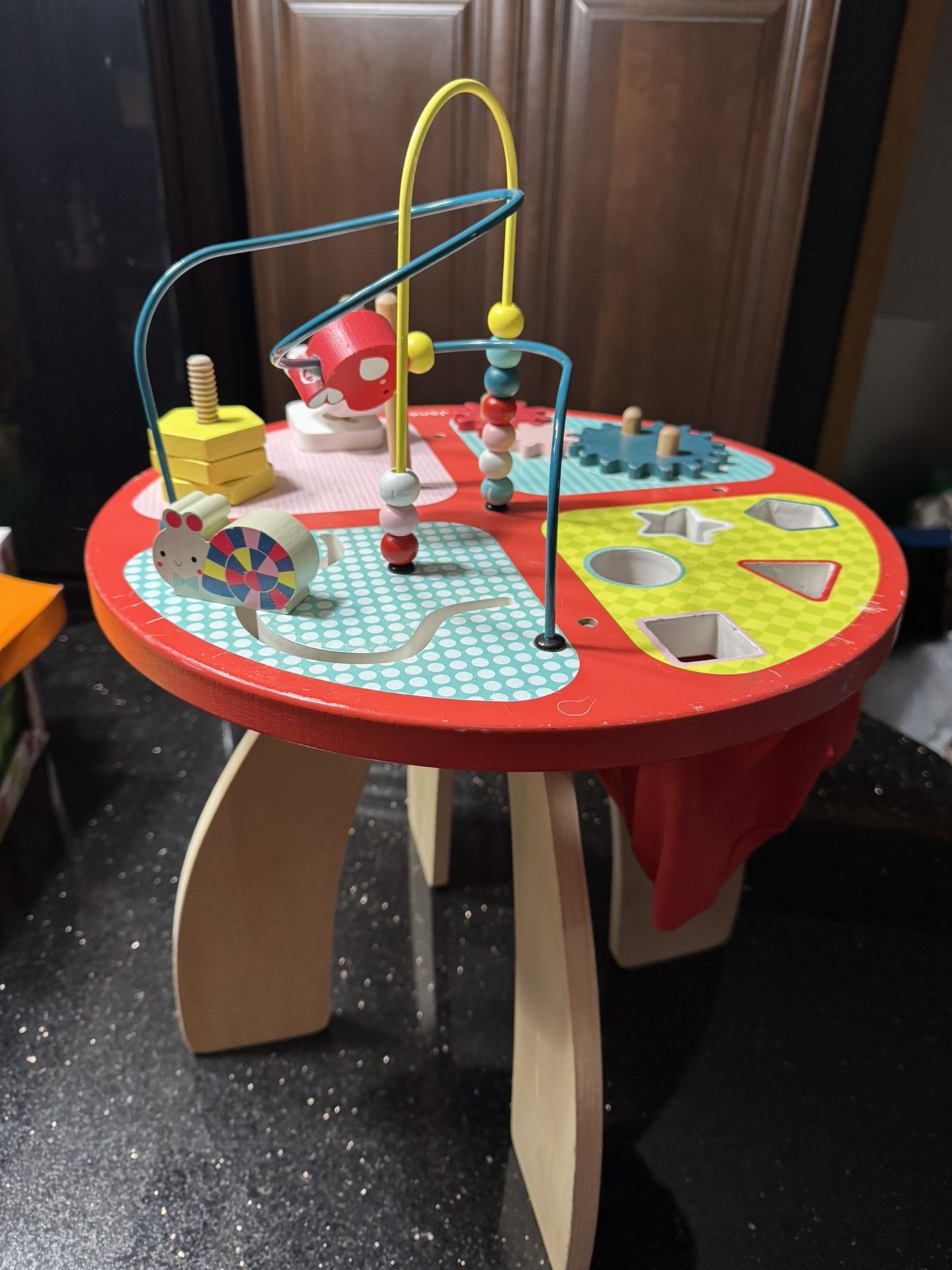 Wooden Baby/Toddler Activity Center