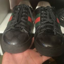 Gucci Ace 'GG Crystal Canvas