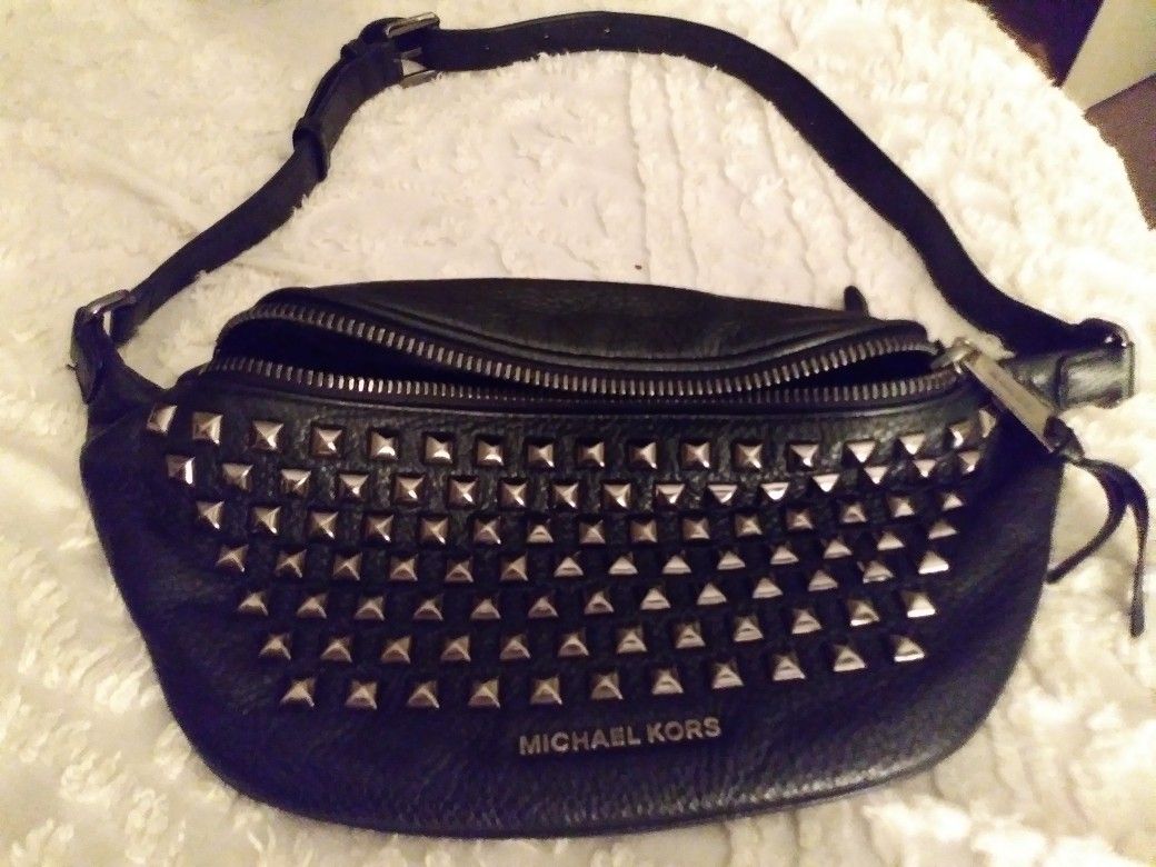 NWT Michael Kors Rhea Zip Top Extra Small Belt Bag Fanny Pack