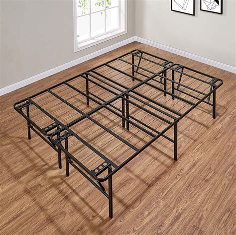 18” Tall Queen Metal Platform Storage Bed Frame