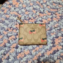 Strawberry Coach Wallet