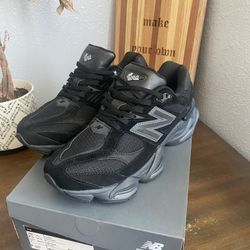 New Balance 9060 Triple Black / Black Cat