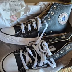 Leather Converse 