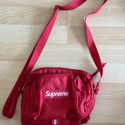 Supreme Red Shoulder Bag 