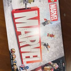 Marvel Logo Lego Set 