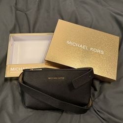 Black Michael Kors Belt Bag