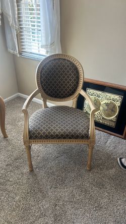Moving sale French style side chairs
